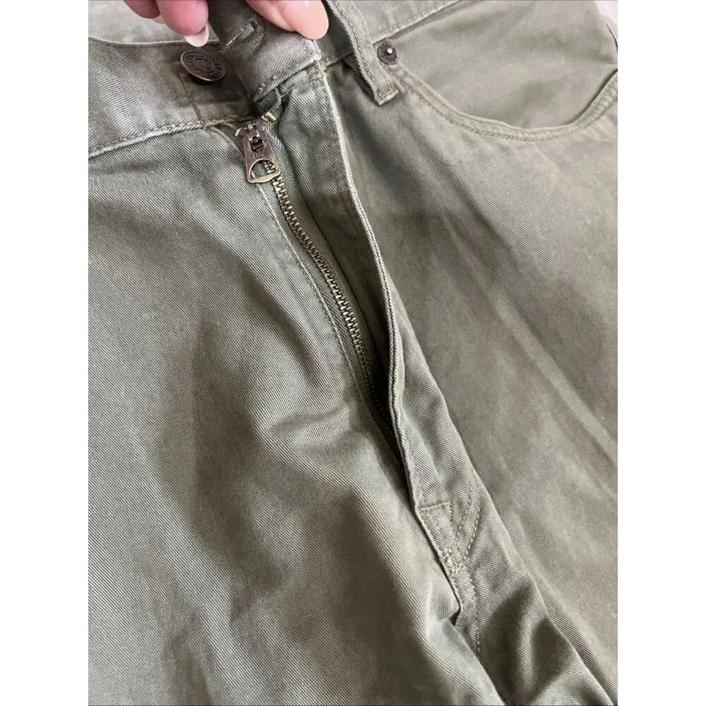 Polo Ralph Lauren 650 Pants Men 36X32 Straight Leg Olive Khaki Bottoms